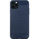 Bmax Carbon Soft Case Hoesje Voor Iphone 11 Pro - Blue/ - Blauw