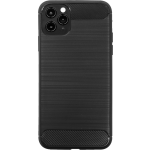 Bmax Carbon Soft Case Hoesje Voor Iphone 11 Pro Max - Black/ - Zwart