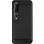 Bmax Carbon Soft Case Hoesje Voor Xiaomi Mi 10 - Black/ - Zwart