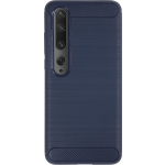 Bmax Carbon Soft Case Hoesje Voor Xiaomi Mi 10 - Blue/ - Blauw