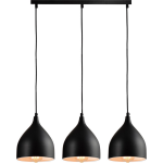 Quvio Hanglamp 3-lichts - Quv5061l-black - Zwart