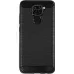 Bmax Carbon Soft Case Hoesje Voor Xiaomi Redmi Note 9- Black/ - Zwart