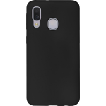 Bmax Liquid Silicone Case Hoesje Voor Samsung Galaxy A40 - Black/ - Zwart