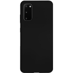 Bmax Liquid Silicone Case Hoesje Voor Samsung Galaxy S20 - Black/ - Zwart