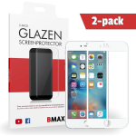 2-pack Bmax Apple Iphone 7 Screenprotector - Glass - Full Cover 5d - White