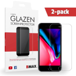 2-pack Bmax Apple Iphone 8 Screenprotector - Glass - 2.5d