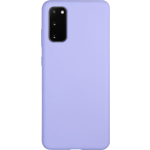 Bmax Liquid Silicone Case Hoesje Voor Samsung Galaxy S20 - Mist Blue/licht - Paars