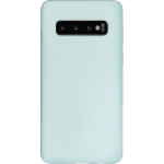 Bmax Liquid Silicone Case Hoesje Voor Samsung Galaxy S10 - Ice Blue/ - Turquoise