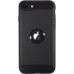 Bmax Carbon Soft Case Hoesje Voor Iphone Se 2020 - Black/ - Zwart