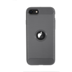 Bmax Carbon Soft Case Hoesje Voor Iphone Se 2020 - Grey/ - Grijs