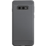 Bmax Carbon Soft Case Hoesje Voor Samsung Galaxy S10e - Grey/ - Grijs