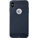 Bmax Carbon Soft Case Hoesje Voor Iphone Xs Max - Blue/ - Blauw