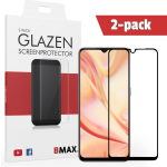 2-pack Bmax Oppo Find X2 Lite Screenprotector - Glass - Full Cover 2.5d - Black