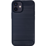 Bmax Carbon Soft Case Hoesje Voor Iphone 12 Mini - Blue/ - Blauw