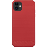 Bmax Carbon Soft Case Hoesje Voor Iphone 11 - Red/ - Rood