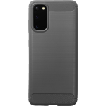 Bmax Carbon Soft Case Hoesje Voor Samsung Galaxy S20 - Grey/ - Grijs