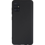 Bmax Essential Matte Case Samsung Galaxy A51 Hoesje - Black/ - Zwart