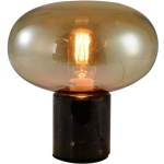 Quvio Tafellamp Met Ovaal Glas - Quv5033l - Zwart