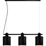 Quvio Hanglamp 3-lichts Ronde Kap - Quv5062l-black - Zwart