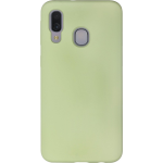 Bmax Liquid Silicone Case Hoesje Voor Samsung Galaxy A40 - Mint Green/mint - Groen