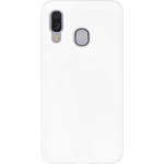 Bmax Liquid Silicone Case Hoesje Voor Samsung Galaxy A40 - White/wit