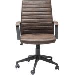 Kare Design Labora Low Bureaustoel - Lage Rugleuning - Vintage Kunstleer - Bruin