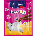 Vitakraft Cat-Stick Mini 3 stuks - Kattensnack - Gevogelte&Lever