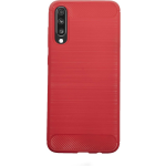 Bmax Carbon Soft Case Hoesje Voor Samsung Galaxy A70 - Red/ - Rood