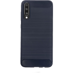 Bmax Carbon Soft Case Hoesje Voor Samsung Galaxy A70 - Blue/ - Blauw