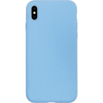 Bmax Liquid Silicone Case Hoesje Voor Iphone Xs Max - Cornflower Blue/licht - Blauw