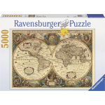 Ravensburger Puzzel Antieke Wereldkaart - 5000 Stukjes