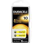 Duracell Batterij Gehoorapparaat - Da10 - 6 Stuks