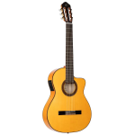 Ortega Traditional Series RCE270FT Full-Size Guitar Natural elektrisch-akoestische klassieke gitaar met gigbag