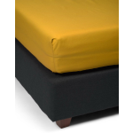 Essenza Premium Percale Mustard Hoeslaken - Geel