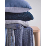 Marc O&apos;Polo Nordic knit Plaid Smoke blue - Blauw