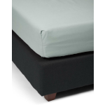 Essenza Premium Percale Hoeslaken Dusty green - Groen