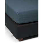 Essenza Premium Percale Hoeslaken Stone blue - Blauw