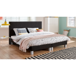 Box Lugo Vlak Met Bridge Matras - 160 x 210 cm - Zwart