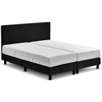 Boxspring Cisano Vlak Met Easy Pocket Matras - 180 x 200 cm - Zwart