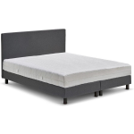 Box Ambra Met Silver Pocket Deluxe Foam Matras - 120 x 200 cm - donkergrijs