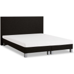 Box Leeds Vlak Met Bridge Matras - 160 x 200 cm - Zwart