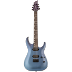 ESP guitars Deluxe H-1001 Violet Andromeda Satin met Seymour Duncan Pegasus/Sentient en Hipshot brug