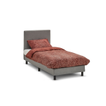 Boxspring Invito Vlak Met Bridge Matras - 90 x 210 cm - lichtgrijs