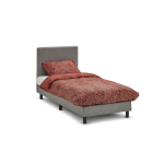 Boxspring Invito Vlak Met Bridge Matras - 90 x 200 cm - lichtgrijs