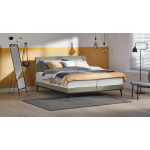 Boxspring Viggo Vlak Met Silver Pocket Deluxe Foam Matras - 160 x 210 cm - adore groen