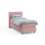 Element Boxspring Kiem Vlak Met Gestoffeerd Matras - 90 x 210 cm - lila