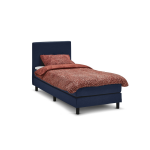 Boxspring Invito Vlak Met Gestoffeerd Matras - 90 x 200 cm - Blauw