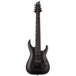 Deluxe H-1008 Baritone EverTune Black Satin 8-snarige elektrische gitaar