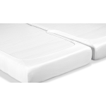 M line Hoeslaken Hoeslaken Twin Cover (Dubbele Split) - 140/160 x 200/210/220 cm - wit