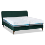 M line Boxspring Elite Cocoon Vlak Met Slow Motion 2 Matras - 200 x 200 cm - Petrol